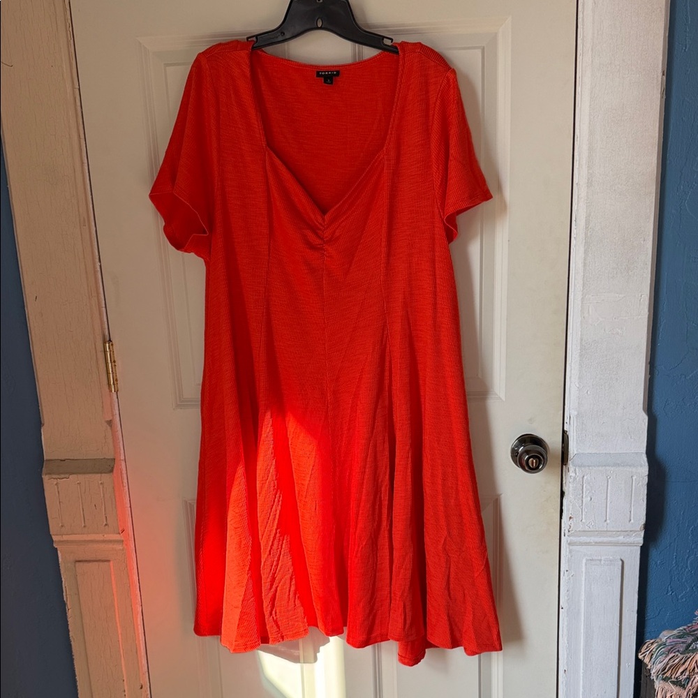 Torrid Bold Orange Top